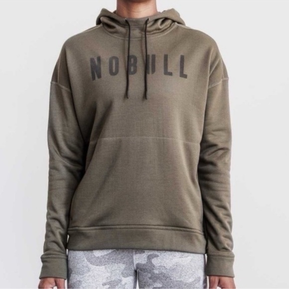 NWT Women's NOBULL Hoodie - Large - Army Green - Picture 1 of 7